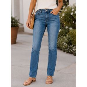 Levi’s Signature Mid Rise Slim Jeans Women’s 12S W31 L28 Blue Stretch